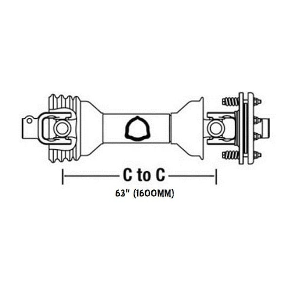 Aftermarket 00775343 Rotary Cutter Complete Wingshaft w/ Clutch for Rhino SE10-4 1-00775343 - main